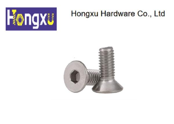 304 stainless steel din7991 countersunk head hexagon socket head screw hexagon