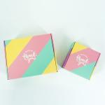 Custom Plated Lvory Board Box Folding Airplane Paper Box for Thank You Gift