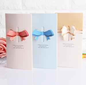 Wholesale Cardboard Personalised Printed Cards 8x16cm Folding For Congratulating Greeting from china suppliers