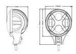 6 Inch 60W/12V 24V Wrangler Led Fog Light,/Round LED Driving
