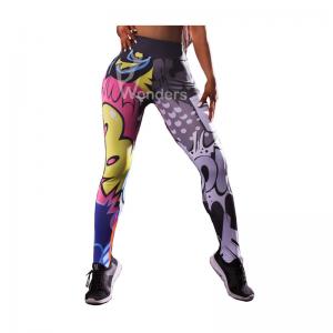 China Womens Tights High Waist Sport Leggings Womens Compression Tights 3D Print on sale