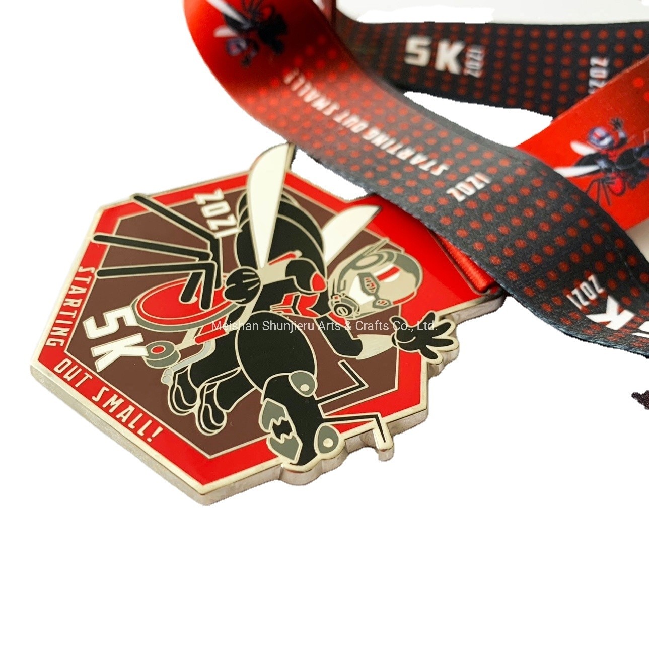Uv Printing Swimming Cycling Single Custom Medal Personalized Award Medals