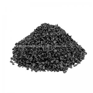 China Weatherproof Artificial Lawn Accessories Anti Rust Recycled Rubber Granules on sale