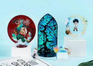 Wholesale Acrylic animation brand star base Merry Christmas logo picture cartoon desktop characters surrounding decoration from china suppliers
