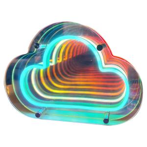 Wholesale DC12V/AC110-220V Custom Infinity Logo Colored LED 3D Neon Wall Tunnel for DJ Disco Party from china suppliers