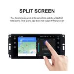 Steering Wheel Control 7-Inch Multimedia Car Radio Stereo for Jeep Cherokee 2007