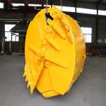 Diameter 2200mm Soil Drilling Bucket Wirh Flat Teeth For Pile Foundation
