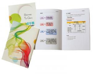 China custom full color pamphlet printing prices brochure printing costs service on sale