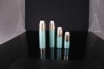 Black Blue 15 80ml Cosmetic Cream Bottle With Pump OEM UV Coating Acrylic
