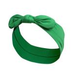 Black Green Red Bow Headband Children Hair Accessory Logo Customized