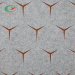 Practical Odorless PET Panels Acoustic , Recycled Felt Screen Room Divider