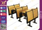 Modern Wood School Desk And Chair For Student / College Classroom Furniture