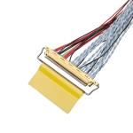 LVDS Cable Assembly D-SUB Male To Molex 51021-0400 And 20453-240T-01 Wire