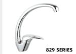 Brass Home Depot Faucets Sink Kitchen Single Handle Chrome Mixer