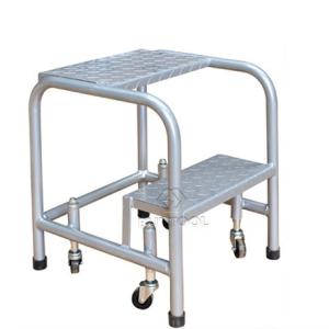 Wholesale Alloy Steel Q235B Warehouse Mini Mobile Ladders With 300kg Capacity from china suppliers