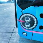 7m Transport Public Electric Mini Buses LHD Driving Mileage 200km