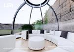 Round Waist Shape Crystal Dome House Sizes From 2m To 6m