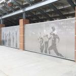 Picture Customized Aluminum Perforated Screen WallUsed for Hotel Fence