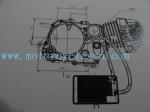 1P56FMJ 150CC Twin cylinder 4stroke ail cool Horizontal MOTORCYCLE Engines