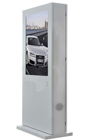 Free Standing Outdoor Touch Screen Kiosks Air Cooling LCD Display Digital