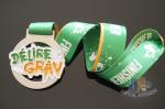 Spray White And Colors Filled Custom Award Medals For Business Gift