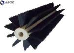 Photovoltaic Solar Panel Cleaning Spiral RollerCylinder Nylon Solar Panel