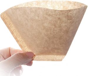 Wholesale 3-4 Cup Drip Cone Coffee Filter Unbleached Brown Tan Colored from china suppliers