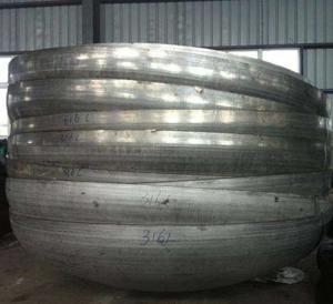 Wholesale Large Stainless Steel Dished Heads Segmented Elliptical Head End Cap from china suppliers