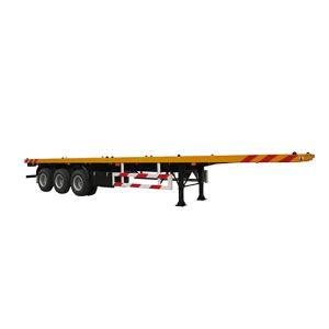 Wholesale Customizable 2/3/4 Axles Flat Trailers For All Your Cargo Transportation Needs from china suppliers