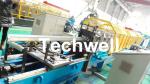 Chain Of Transmission Hat Channel Roll Forming Machine / Furring Channel Roll