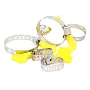Wholesale Fastening Circular AirWater Pipe with Plastic Handle Stainless Steel 201/304/316 Customized Support OEM Hose Clamp from china suppliers