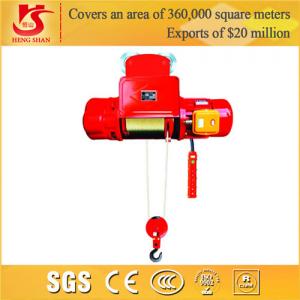 Single and double speed electric push button electric hoist