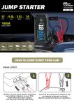 1000A 10000mAh 5.0L 3.5L Battery Booster Car Emergency Jump Starter with Led