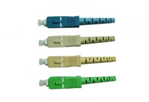Wholesale SM Duplex 2.0MM Optical Fiber Patch Cord , SC / APC to SC / UPC OFNR Cable from china suppliers