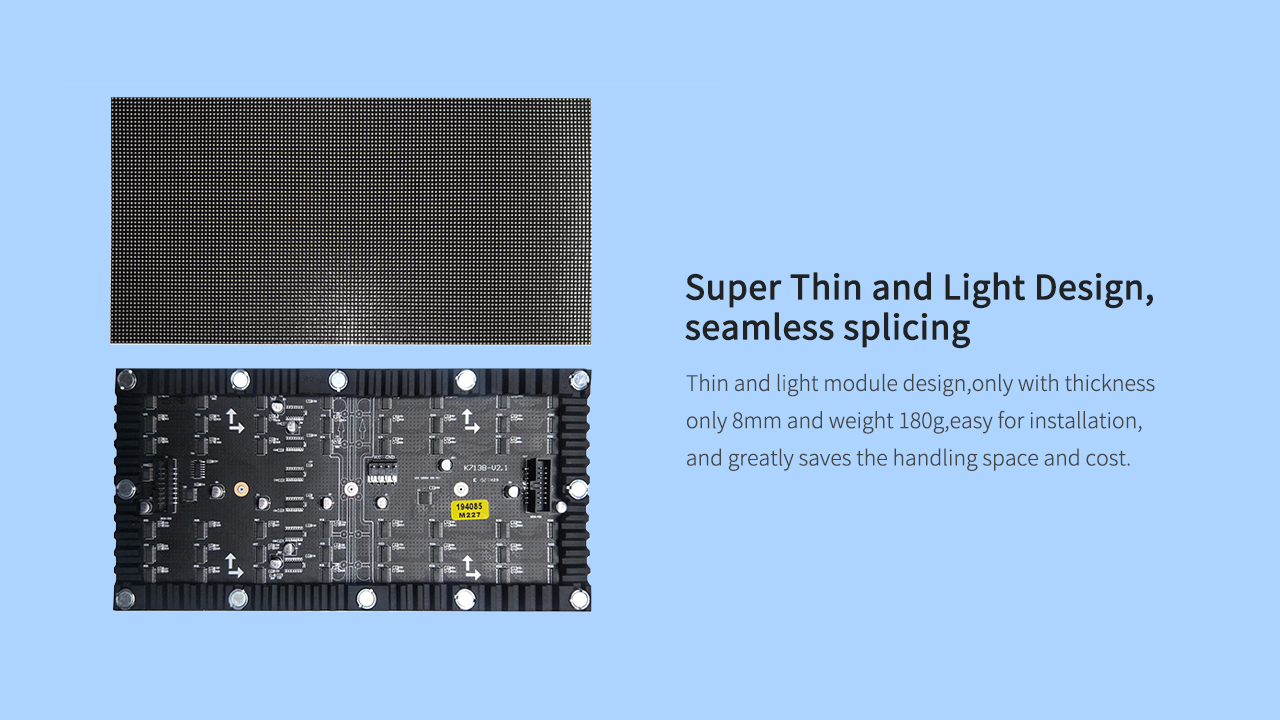 Flexible Programmable LED Display Module , Curved LED Screen Wall P2.5
