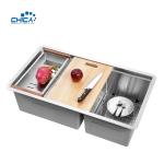 double bowl handmade house kitchen sinks quality control procedure stainless
