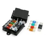 Power Distribution Busbar 4 Ways MIDI Way MEGA Holder Fuse Box For Car