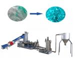 Granulating Semiauto PET Single Screw Plastic Extrude