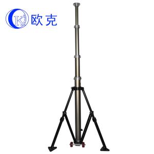 Wholesale Okaf Mobile Pneumatic Telescopic Mast Pole With Air Pump Aluminium Alloy from china suppliers