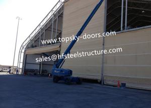 China Hoist Up Fabric Doors With Mullions Multiple Door Versions Withstands High Wind Loads on sale