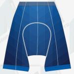 ISO9001 Road Cycling Bike Jersey shorts Full Size 2cm Gripper