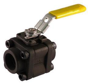 Wholesale Carbon Steel 3 Piece 4 Bolt Enclose Ball Valve with Socket Weld 2000 WOG from china suppliers