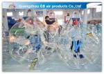 Safety Football Playing Inflatable Soccer Bubble , Giant Inflatable Ball For