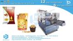 Semi-cooked food packaging meat and soup mixing packing doypack machine