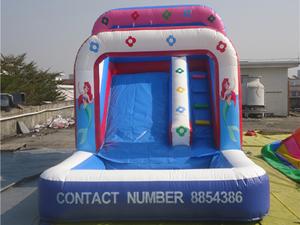 Wholesale Outdoor Amusement Mermaid Pink Inflatable Water Slide Double Strong Stitching from china suppliers