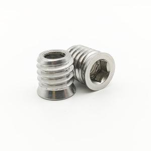 Wholesale Carbon Steel Furniture Nut Connector Steel Insert M6*10 from china suppliers