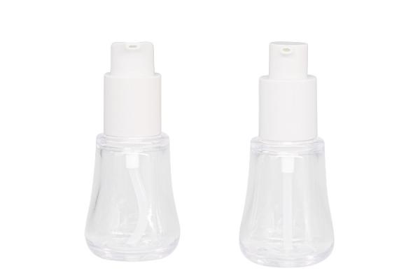 30ml Customized Color And Logo PETG Heavy Wall Bottle PP Lotion Pump Bottle
