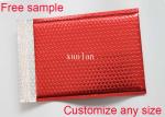 Any Size Logo Metallic Bubble Mailers 2 Sealing Sides With Light Bubble Linings