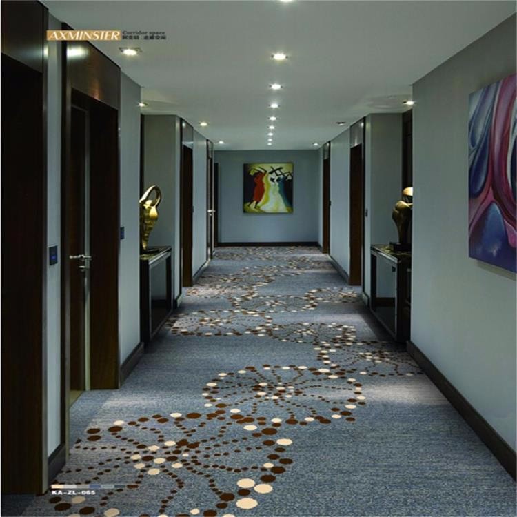 China factory printed Axminster material Hallway carpet for hotel