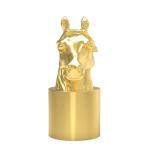 Custom Zodiac Head Zinc Alloy Perfume Cover Free Mold Opening For Large